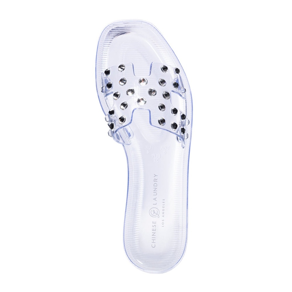 Chinese Laundry clear jelly sandals sz 9